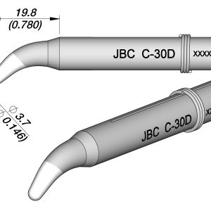 Ponta Curva de Estacao Soldar C30d 3.7mm