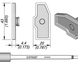 Cartucho de Remoção da Blindagem Rf 43 X 20