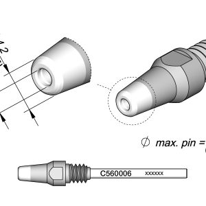 Ponta de Dessoldadura para Furos Ø 1,9