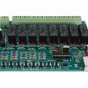 Placa Usb Relé de 8 Canais