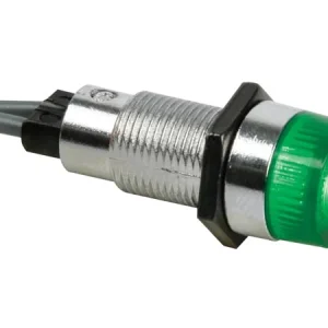 Luz Piloto Redonda 13mm 12v Verde