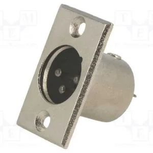 Tomada, Xlr, Macho, Pin: 3, Solda, Norma Xlr, Dia.