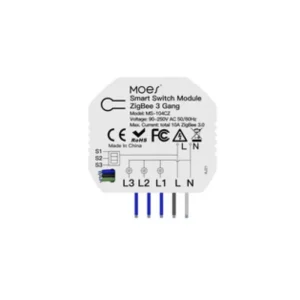 Módulo de Interruptor de Luz Inteligente Moes 3 Ch