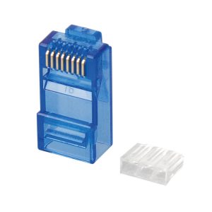 CON045 FICHA 8 PINOS RJ45 UTP CAT.6 C/ GUIA