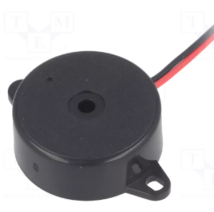 BZ-28 Besouro piezoelétrico 1.5 - 30Vdc 12mA Ø: 24mm 3kHz