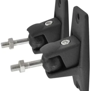 Conjunto de 2 Suportes de Coluna Universais Preto