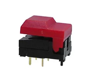 Interruptor Teimoso Preto Tecla - Sem Led