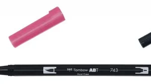 Marcador de Ponta Dupla Cor-De-Rosa Tombow