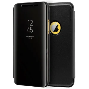 Capa Flip Cover iPhone Xr Clear View Preto