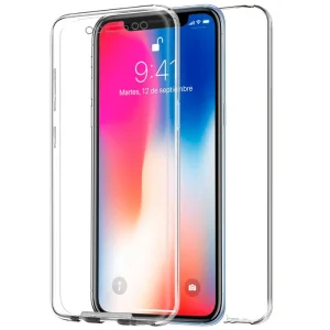 Capa Silic. 3d iPhone X / iPhone Xs (Transp. Fron.