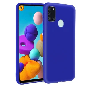 Capa Silic. Samsung A217 Galaxy A21s (Azul)