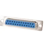 Conector 25-Pin Sub-D Fêmea - Montagem Chassis