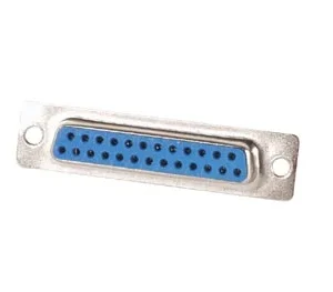 Conector 25-Pin Sub-D Fêmea - Montagem Chassis