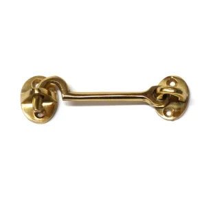 Fecho Aldrava Barco 75mm Latonado