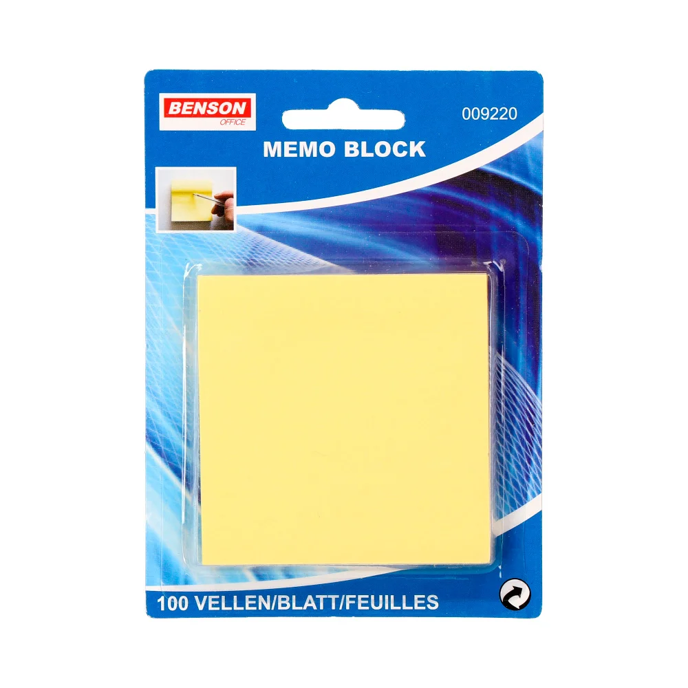 Bloco de Notas Adesivo 100 Folhas