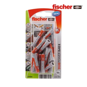 Blister 18 Buchas Duopower 8x40 Fischer