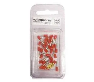 Terminal Ponteira - 1.00mm² (Vermelho)