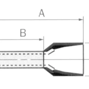 Terminal Ponteira - 0.50mm² (White)
