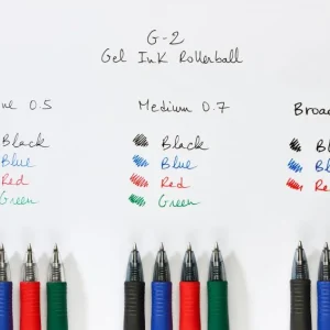 Pilot G-2, Caneta Retrátil, Azul, Preto, Médio, 1.