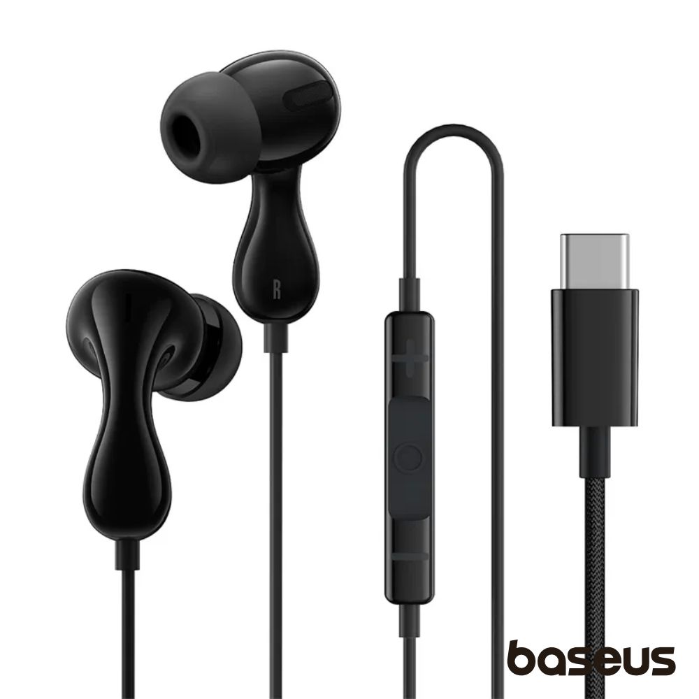 Auscultadores Stereo C/ Fios E Microfone Encok CZ20 BASEUS