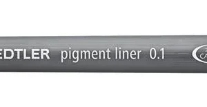 Staedtler Pigment Liner 308, Preto, Fina, Preto, .