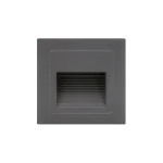 Led Aplique Encastrar Quadrado 3w 3000k Cz