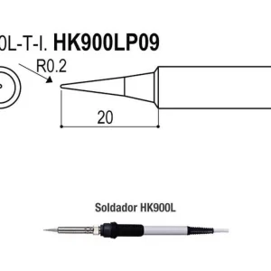 Ponteira Substituicao para Soldador 900l-T-I