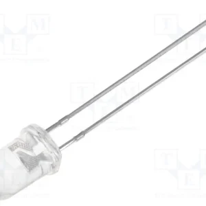 Led 5mm Vermelho 3000-7000mcd 30º 20ma Frente Conv