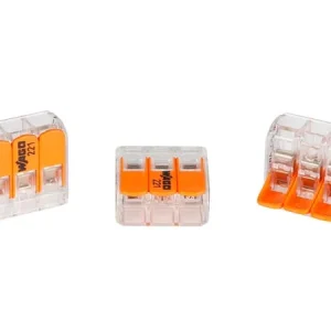 Conector de Emenda Compacto 3 X 0,2 - 4 Mm² para T