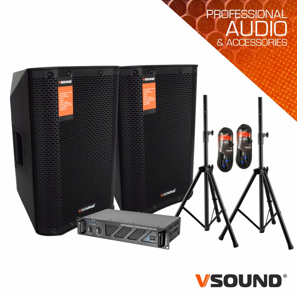 Sistema de Som Amplificado 600W VSOUND