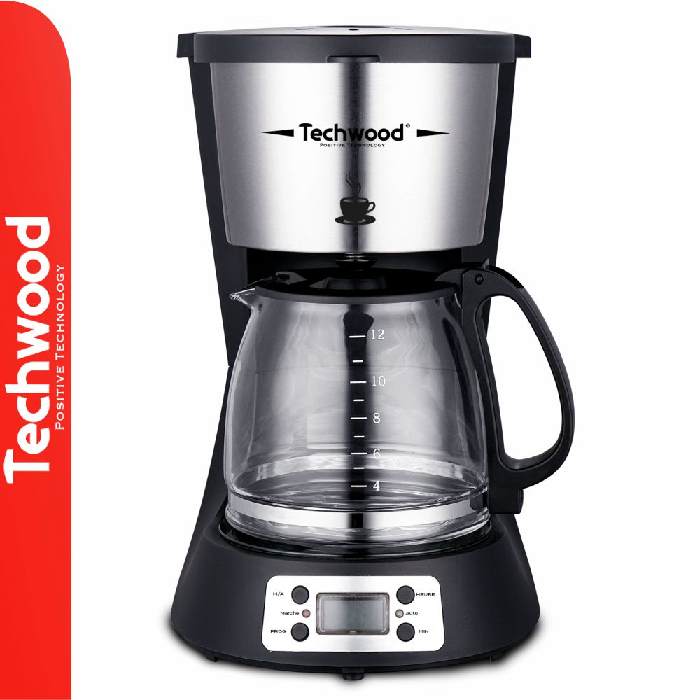 Máquina De Café Elétrica C/ Jarro 1.5L 1000W TECHWOOD