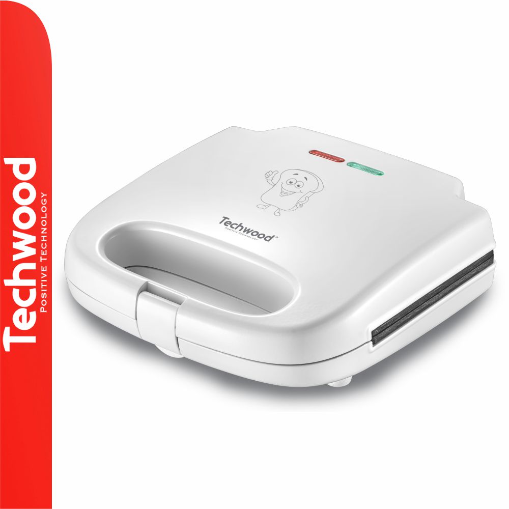 TCM-802 Tostadeira Anti-Aderente 800W Branco TECHWOOD