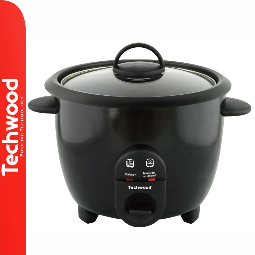 Panela Elétrica P/ Arroz 1L 400W Preto TECHWOOD