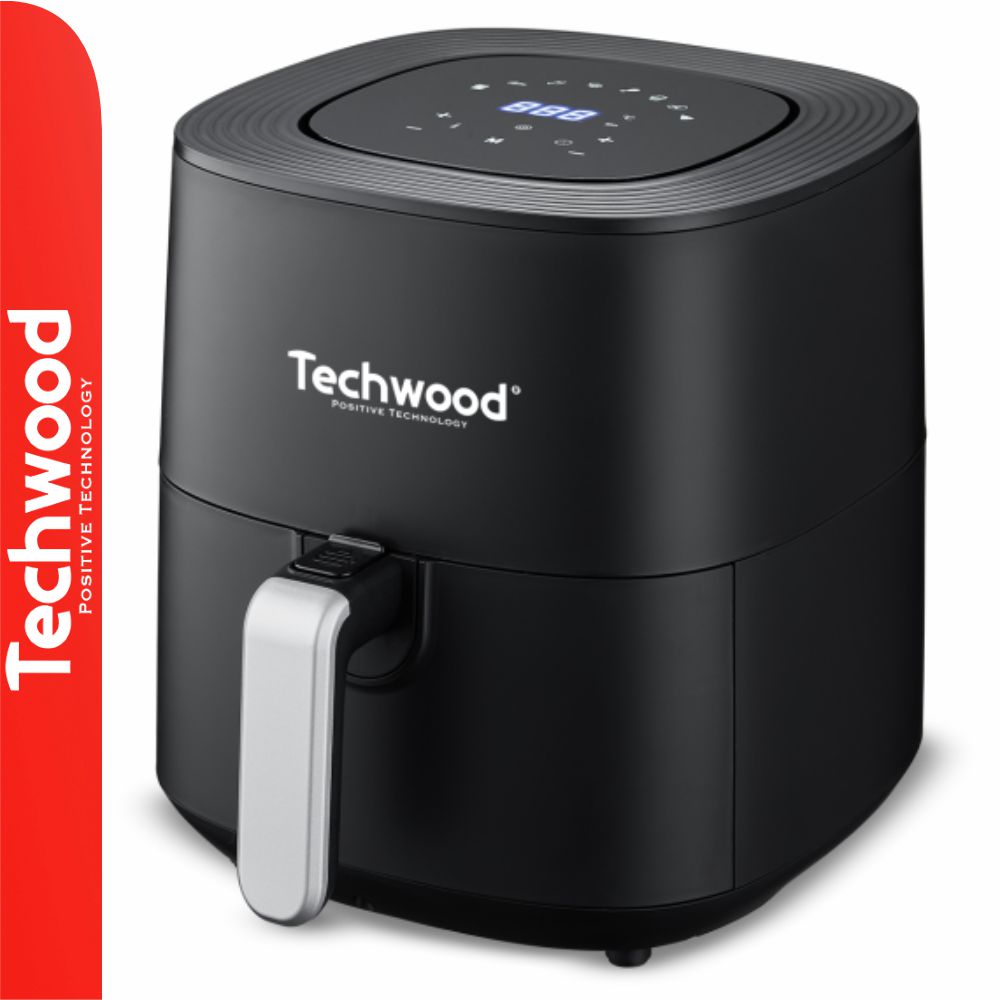 Fritadeira Elétrica S/ Óleo 1700W 5.5L~1.5kg TECHWOOD