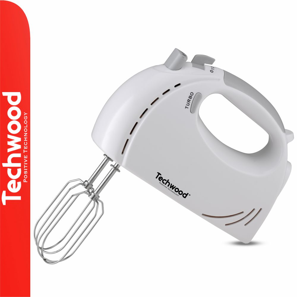 TMM-3001 Batedeira eléctrica 300w - branca - Techwood -