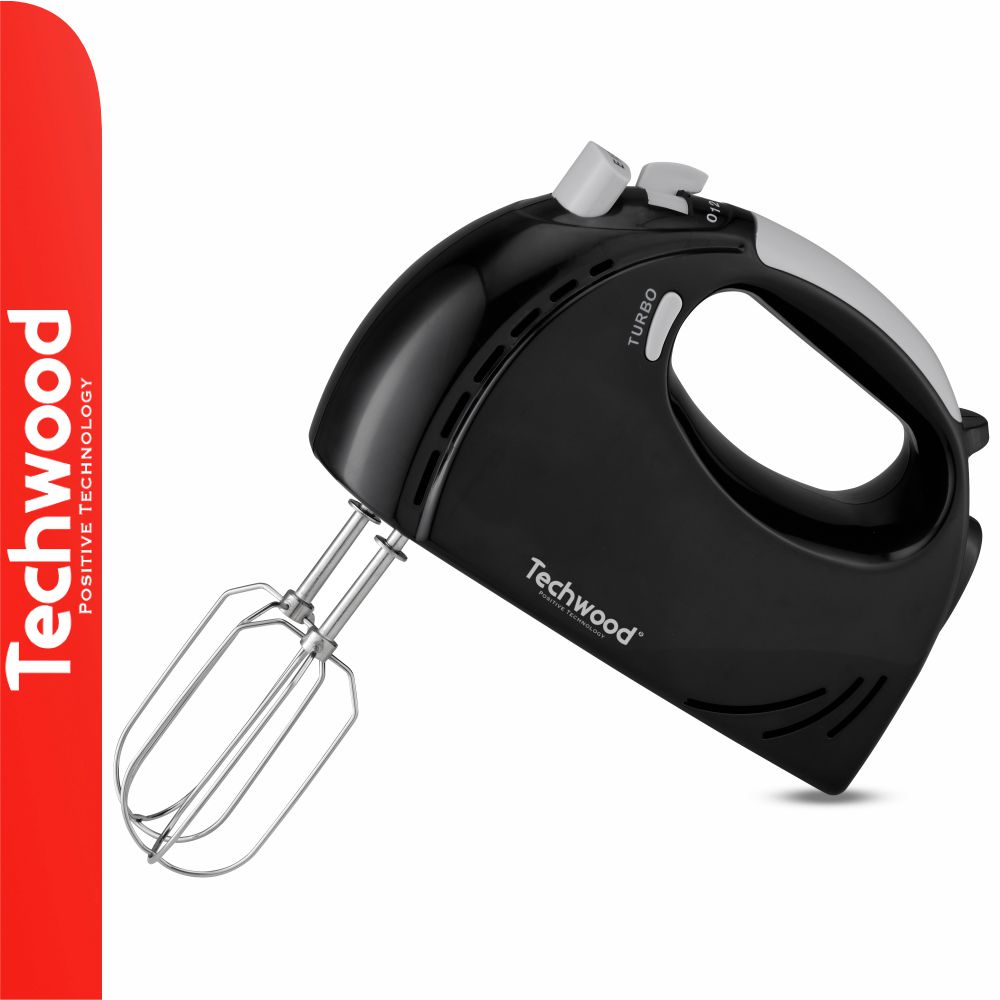 TMM-3006 Batedeira eléctrica 300w - preta - Techwood -