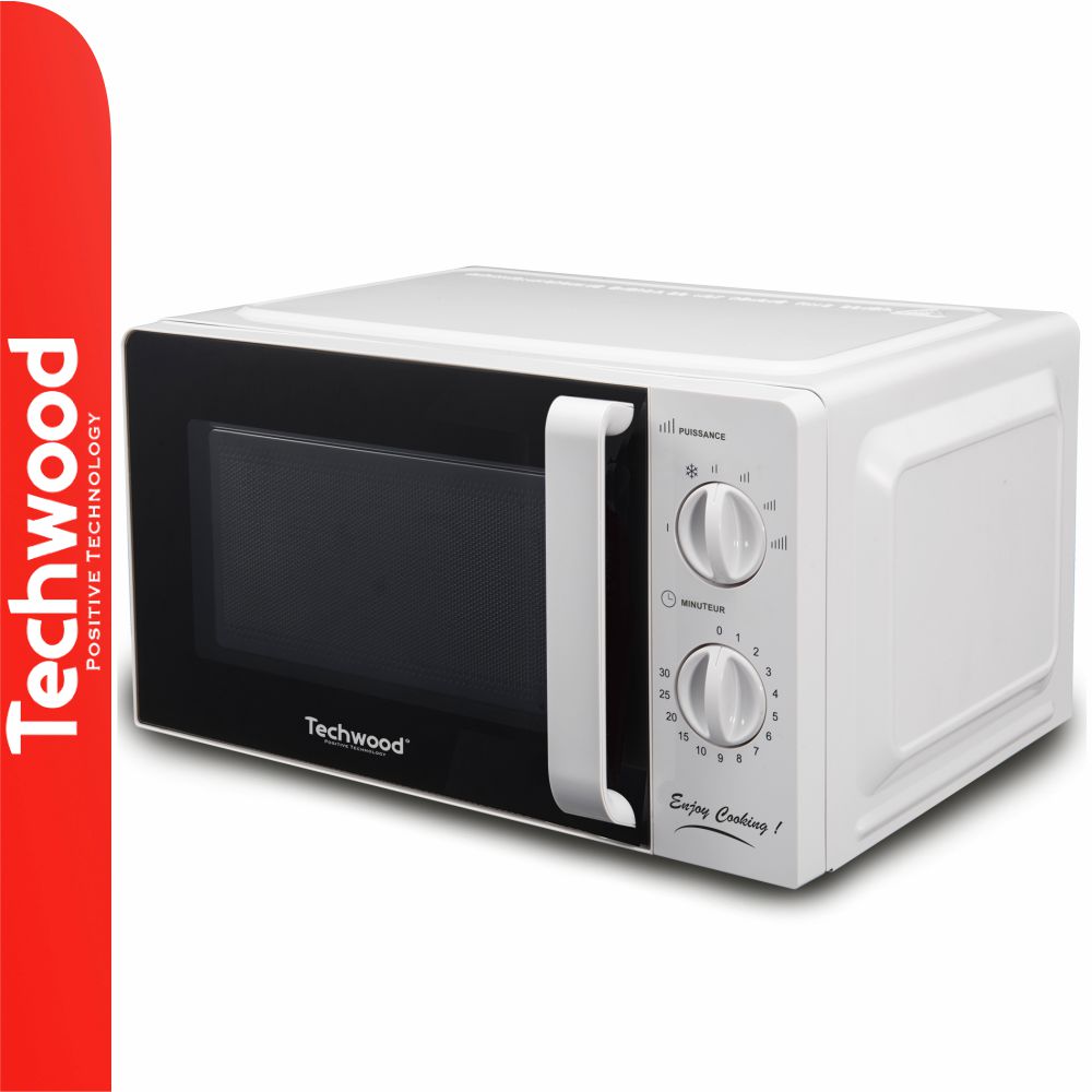 Microondas Branco 20 Litros 700W TECHWOOD