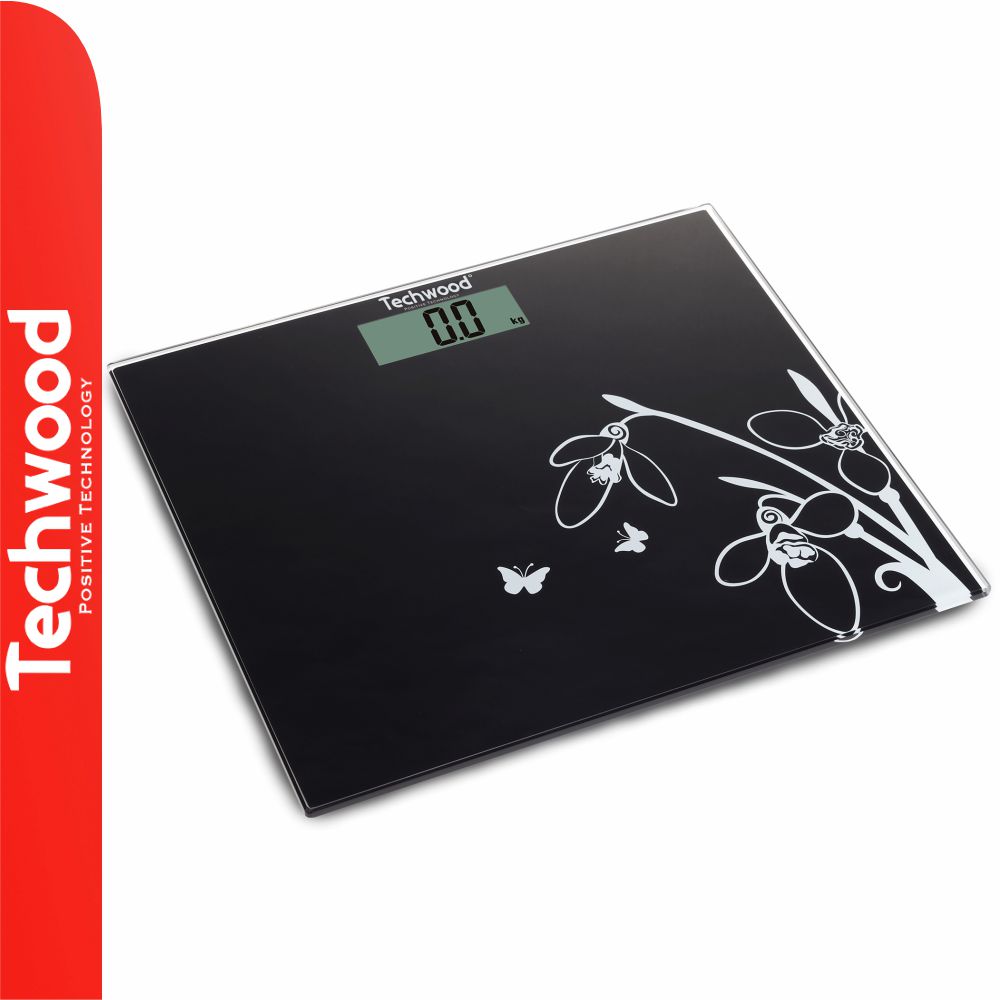 Balança Corporal 150kg Digital Vidro TECHWOOD