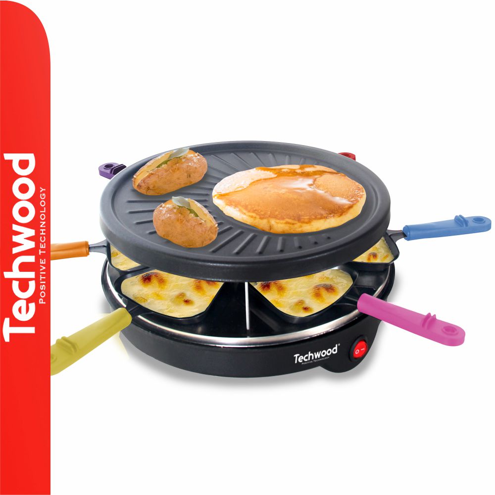 Grelhador Raclette 6 Pessoas 800W TECHWOOD