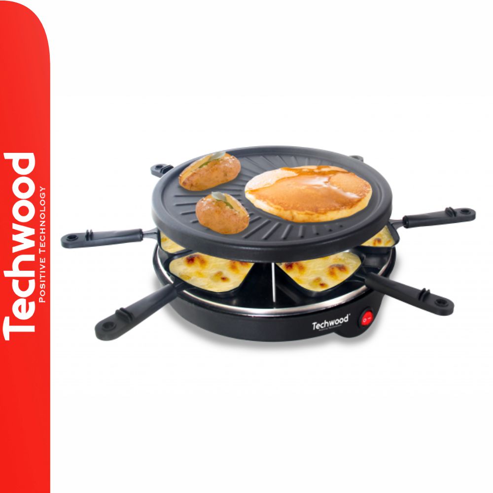 Grelhador Raclette 6 Pessoas 800W TECHWOOD