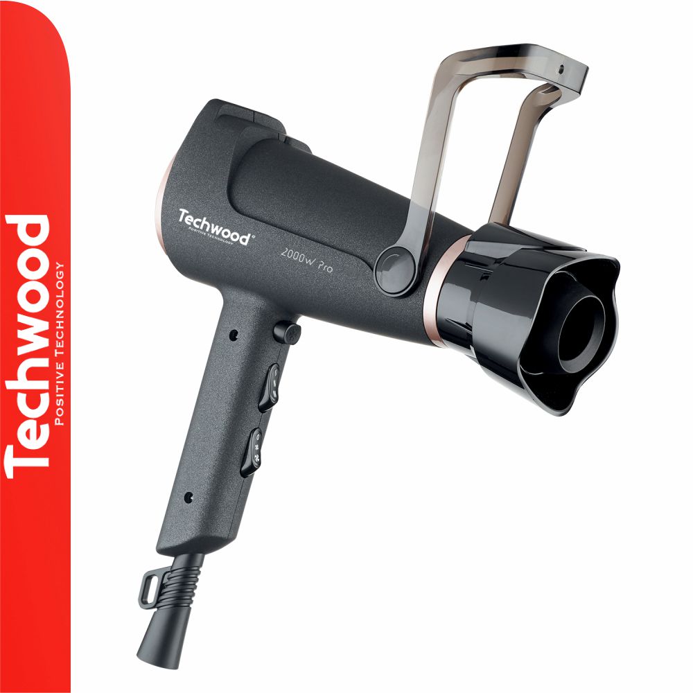 Secador de Cabelo 2000W Preto TECHWOOD