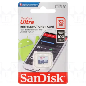 SDSQUNR-032G Cartão de memória microsd Sandisk 32gb cl10