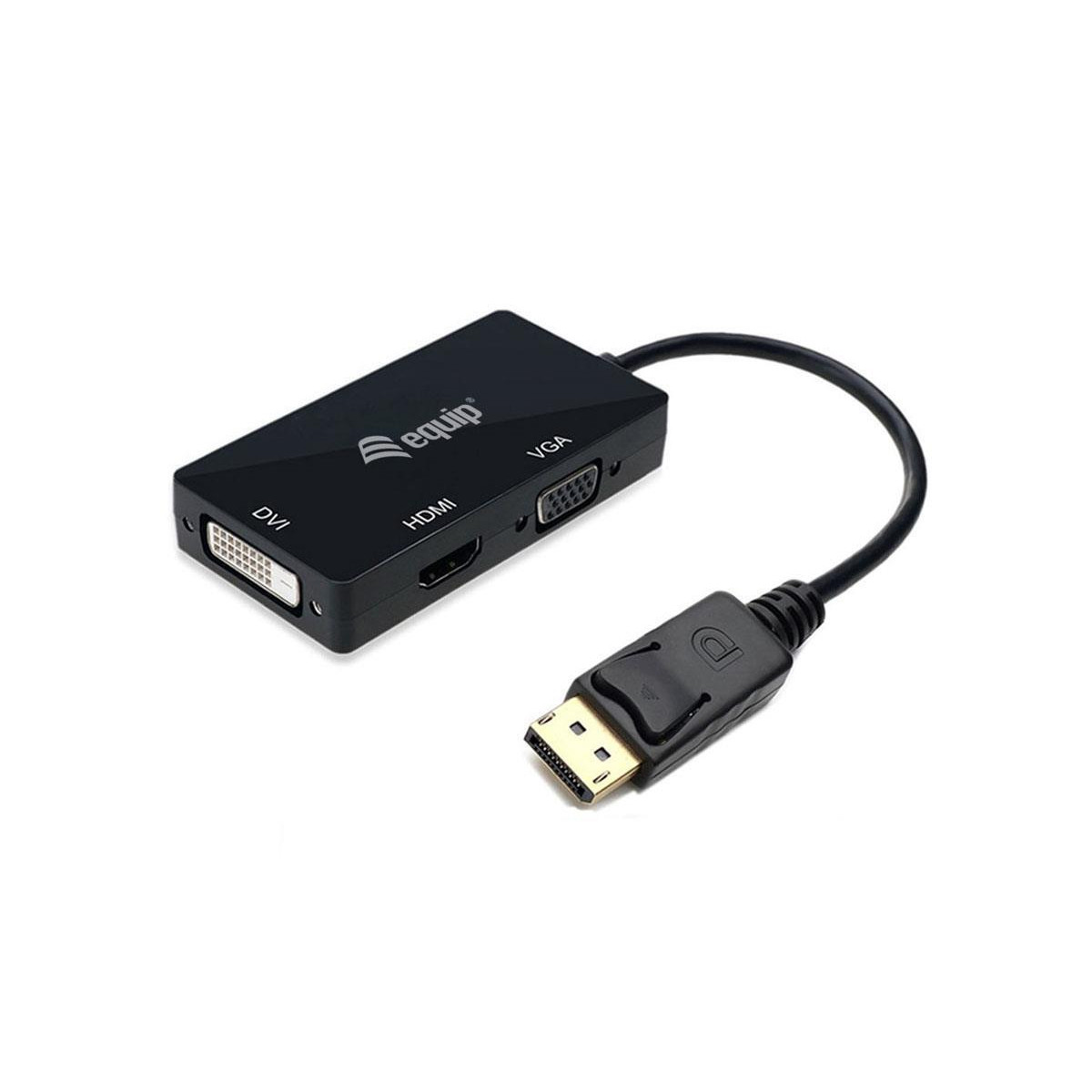 133441 Adaptador Equip Displayport » Vga Hdmi Dvi ( F )