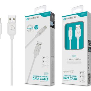 Cabo Lightning Branco 2.4A 1M S-009