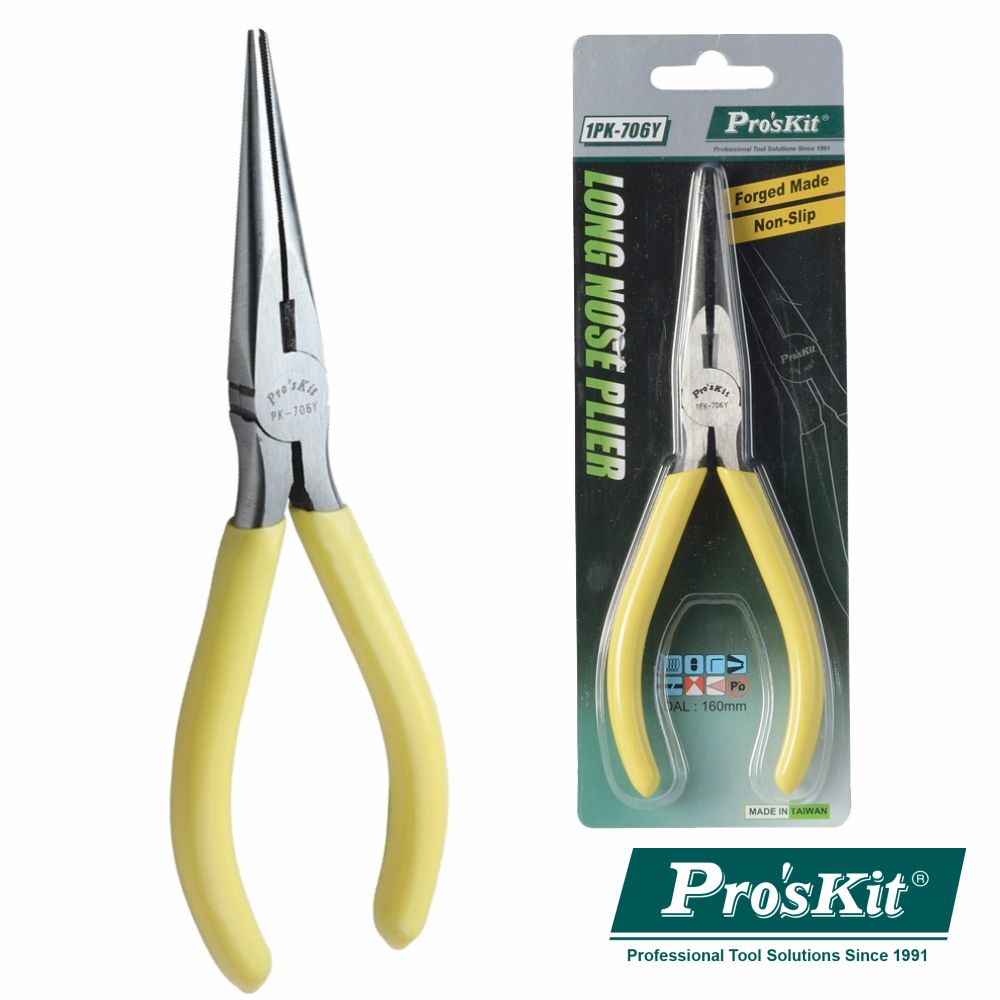 ALICATE DE PONTAS LONGAS 160MM PROSKIT