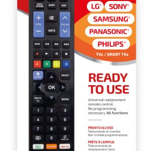SUPTRB020 Telecomando p/ Smart TV - pronto a usar - LG / Samsung / Sony / Philips / Panasonic
