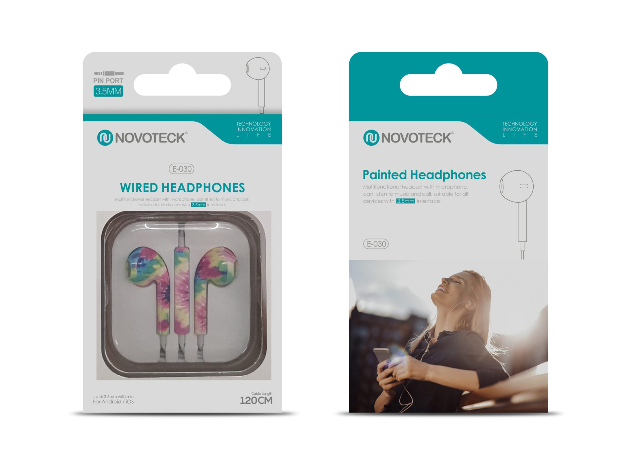 Auricular Com Desenho E-030 Design 3