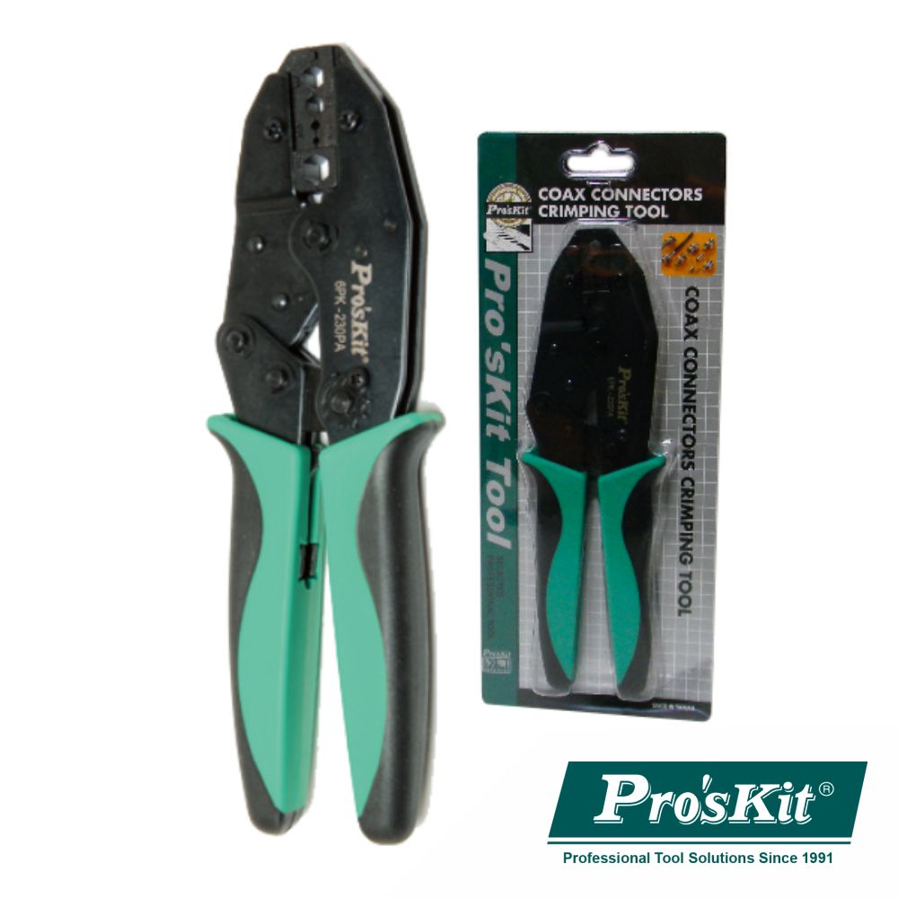 ALICATE DE CRAVAR FICHAS COAXIAIS RG PROSKIT