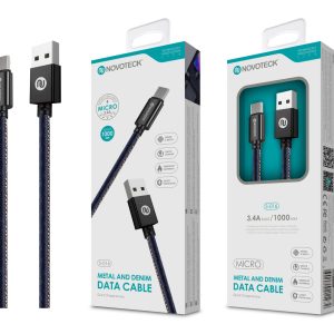 Cabo Micro USB Ganga 3.4A 1M S-016