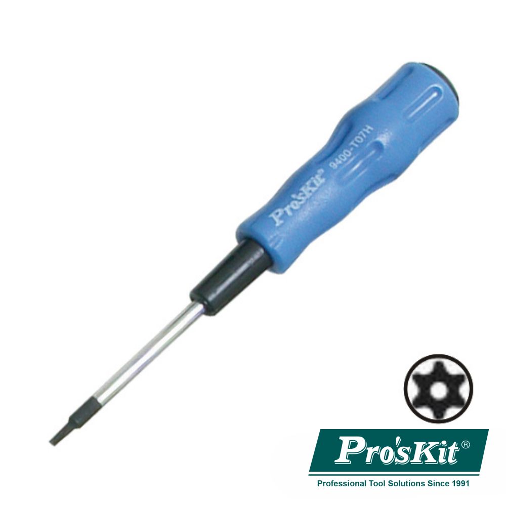 CHAVE TORX C/ FURO T07H 135MM PROSKIT